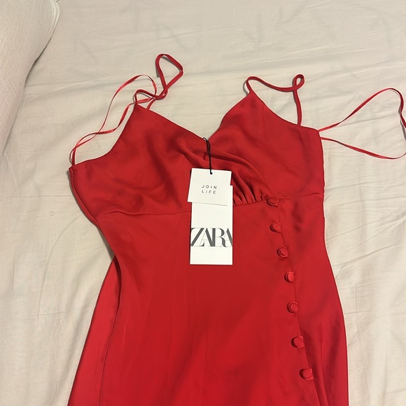 Zara silk dress(brand new) - Picture 1 of 3